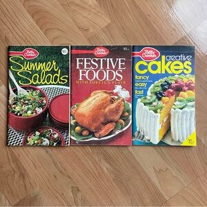 Vintage 1986 Betty Crocker Cookbook Magazines Bundle of Three